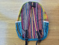 Preview: Handgefertigter Hanf-Rucksack im bunten Nepal-Style